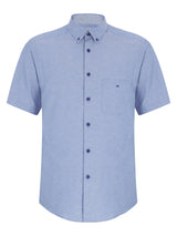 DG’s Drifter Men’s Short Sleeve Check Shirt Ivano 15178 Blue