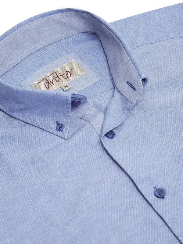 DG’s Drifter Men’s Short Sleeve Check Shirt Ivano 15178 Blue