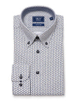 DG’s Drifter Blue Regular Fit Long Sleeve Casual Shirt Northern