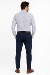 DG’s Drifter Blue Regular Fit Long Sleeve Casual Shirt Northern