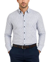 DG’s Drifter Blue Regular Fit Long Sleeve Casual Shirt Northern