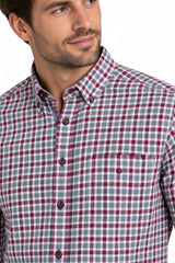 DG’s Drifter Brushed Cotton Check Shirt Red/Grey Northern Ireland