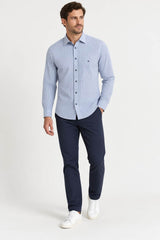 DG’s Drifter Cotton Check Shirt Sky Blue Northern Ireland Belfast