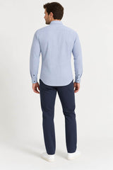 DG’s Drifter Cotton Check Shirt Sky Blue Northern Ireland Belfast