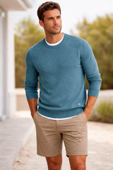 DG’s Drifter Crew Neck Sweater Blue Northern Ireland Belfast