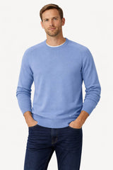 DG’s Drifter Crew Neck Sweater Dusty Blue Northern Ireland Belfast