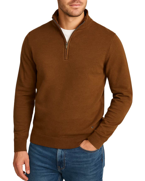 DG’s Drifter Half Zip Sweatshirt Camel Northern Ireland Belfast