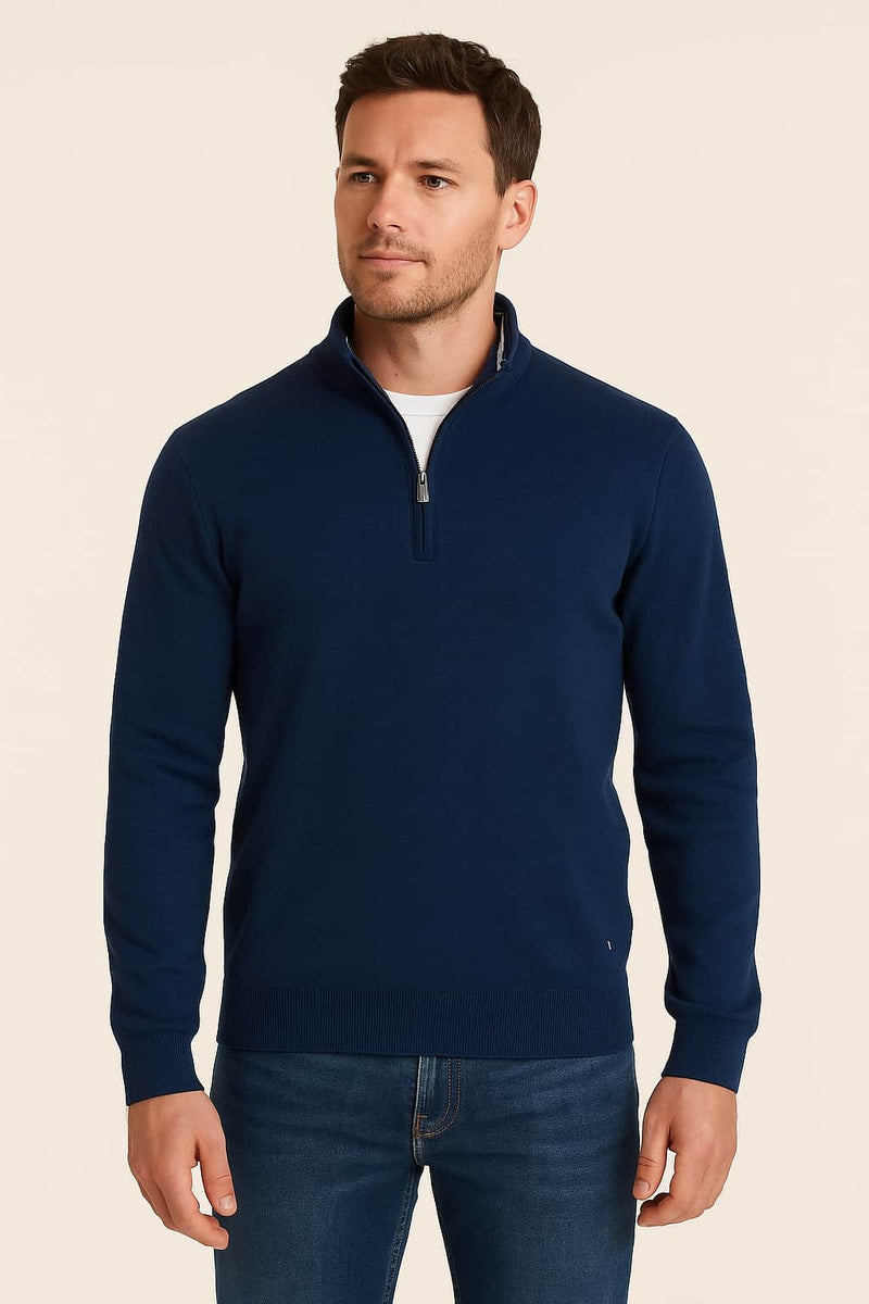 DG’s Drifter Half Zip Sweatshirt Dark Blue Northern Ireland Belfast