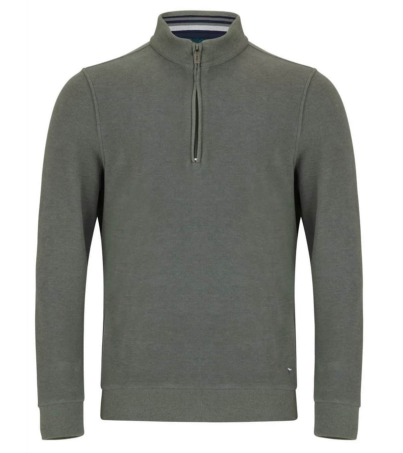 DG’s Drifter Half Zip Sweatshirt Light Green Northern Ireland Belfast