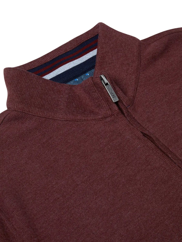 DG’s Drifter Half Zip Sweatshirt Maroon Northern Ireland Belfast