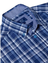 DG’s Drifter Ivano Short Sleeve Check Shirt Navy Northern Ireland