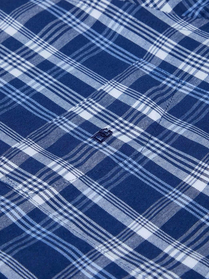DG’s Drifter Ivano Short Sleeve Check Shirt Navy Northern Ireland