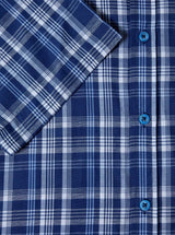 DG’s Drifter Ivano Short Sleeve Check Shirt Navy Northern Ireland