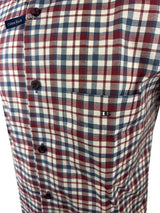 DG’s Drifter Ivano Short Sleeve Check Shirt Red/Navy Northern Ireland