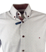DG’s Drifter Ivano Short Sleeve Print Shirt Red/Blue Northern Ireland