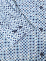 DG’s Drifter Long Sleeve Geometric Print Shirt Blue Northern Ireland