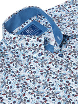 DG’s Drifter LS Check Shirt 14751/25 Blue Floral Northern Ireland