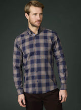 DG’s Drifter LS Check Shirt Ivano Navy Northern Ireland Belfast