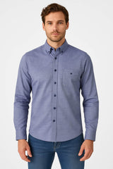 DG’s Drifter LS Oxford Shirt Navy Northern Ireland Belfast