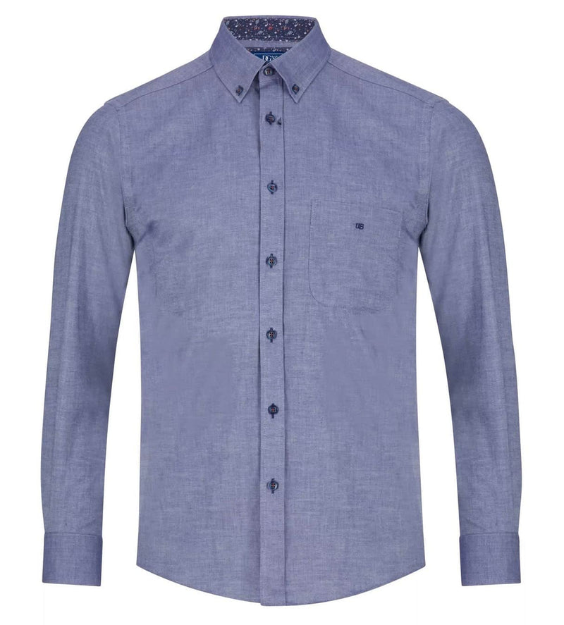 DG’s Drifter LS Oxford Shirt Navy Northern Ireland Belfast