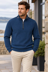 DG’s Drifter Men’s Blue Quarter Zip Sweatshirt Northern Ireland