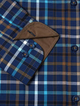 DG’s Drifter Mens Casual Check Shirt Dark Blue Northern Ireland