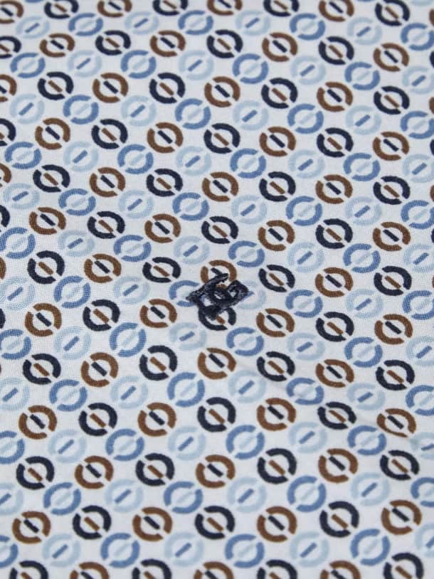 DG’s Drifter Mens Casual Print Shirt Blue & White Northern Ireland
