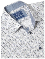 DG’s Drifter Mens Casual Print Shirt Blue & White Northern Ireland