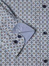 DG’s Drifter Mens Casual Print Shirt Blue & White Northern Ireland