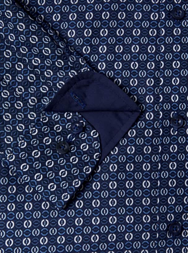 DG’s Drifter Mens Casual Print Shirt Navy Northern Ireland Belfast