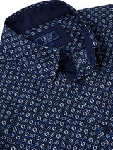 DG’s Drifter Mens Casual Print Shirt Navy Northern Ireland Belfast