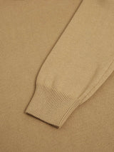 DG’s Drifter Men’s Crew Neck Cotton Blend Jumper Tan Ballynahinch