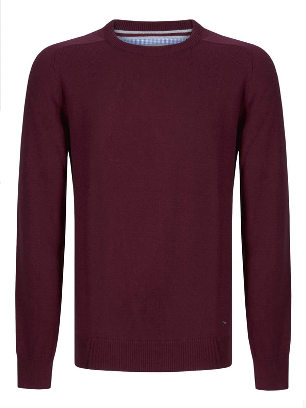 DG’s Drifter Men’s Crew Neck Sweater 55600/66 Raspberry Red
