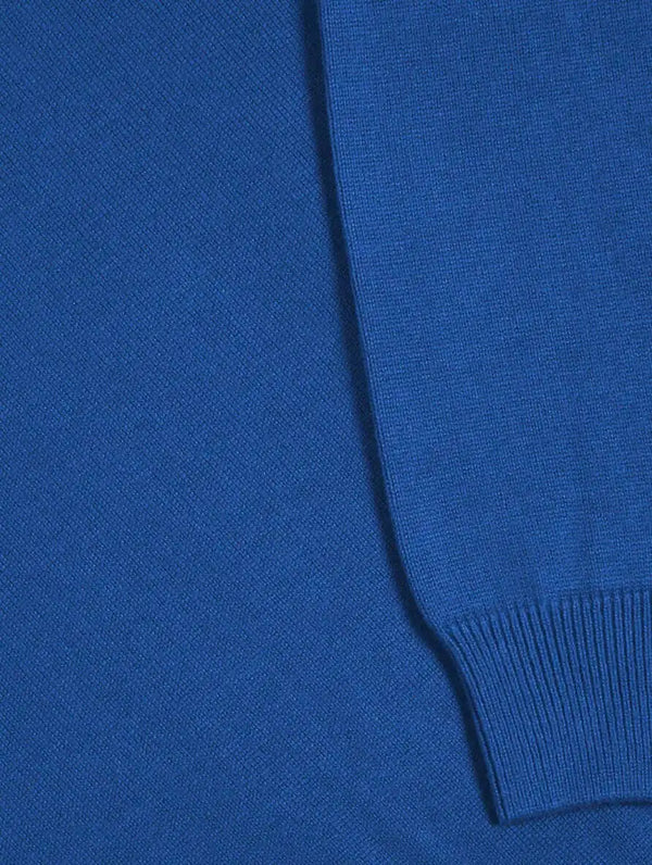 DG's Drifter Round Neck Cotton Blend Jumper Royal Blue