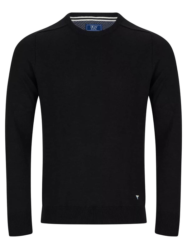 DG’s Drifter Men’s Crew Neck Sweater Black Northern Ireland Belfast