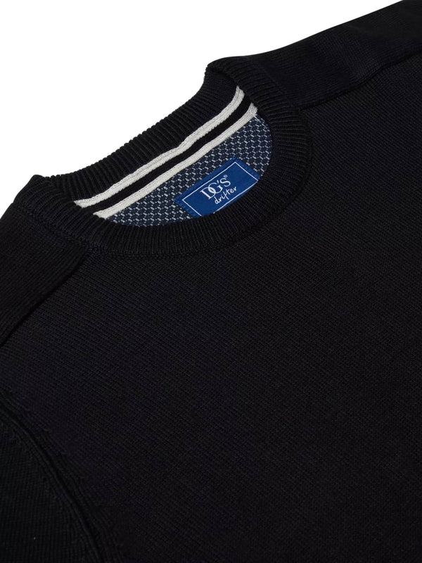 DG’s Drifter Men’s Crew Neck Sweater Black Northern Ireland Belfast