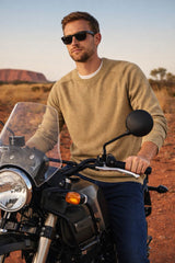 DG’s Drifter Men’s Crew Neck Sweater Sand Northern Ireland Belfast