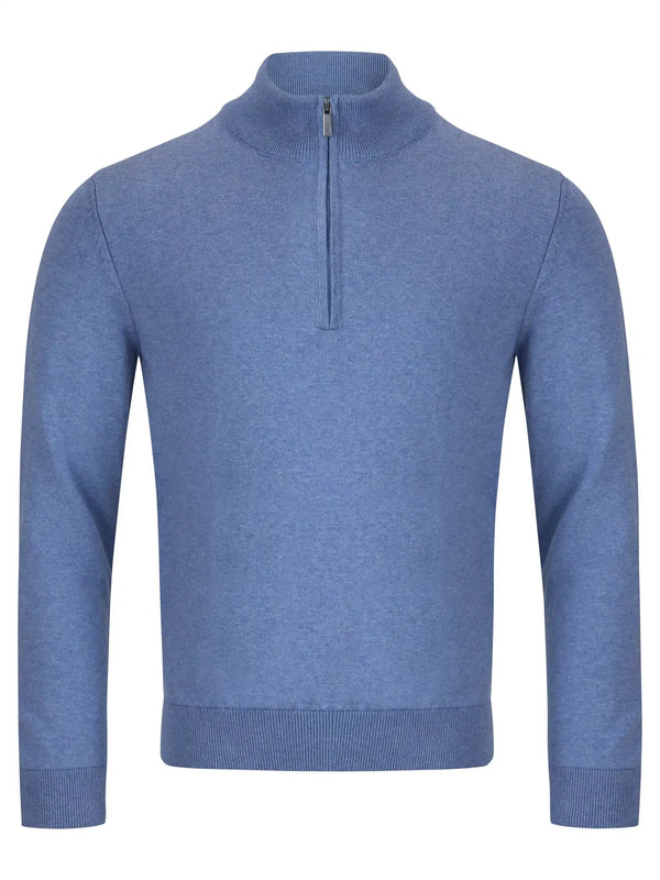 DG’s Drifter Mens Half Zip Sweater Light Blue Northern Ireland Belfast