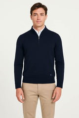 DG’s Drifter Mens Half Zip Sweater Navy Northern Ireland Belfast