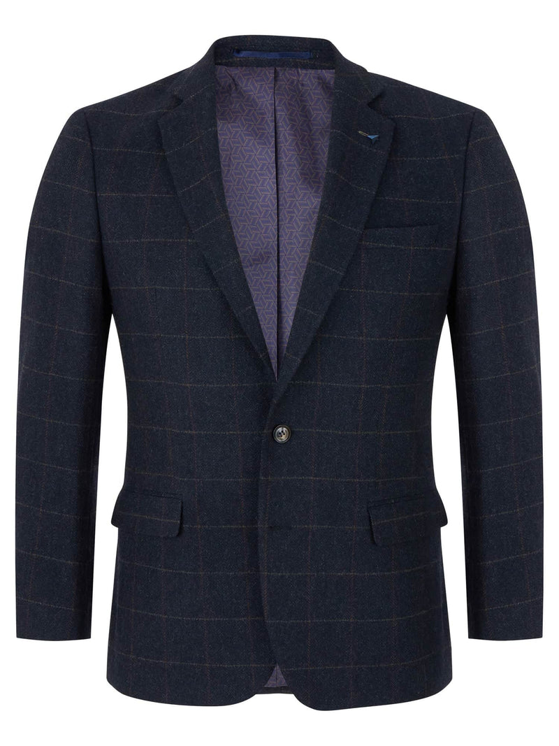 DG’s Drifter Mens Marseille Tweed Blazer Jacket 13243/79 Navy