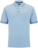 DG’S Drifter Mens Short Sleeve Polo Shirt 55104 23 Sky Blue