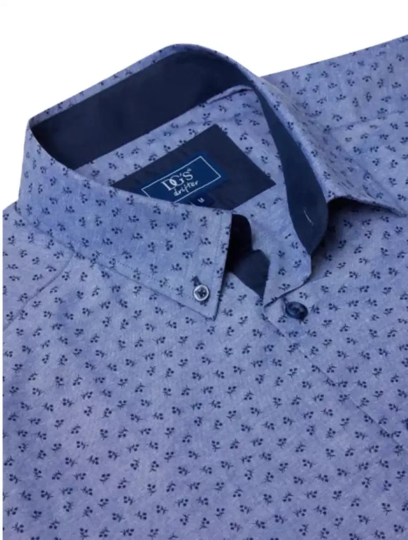 DG’s Drifter Men’s Short Sleeve Shirt 14631/27 Blue Northern Ireland