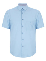 DG’s Drifter Men’s Short Sleeve Shirt 15178SS 21 Blue Ballynahinch
