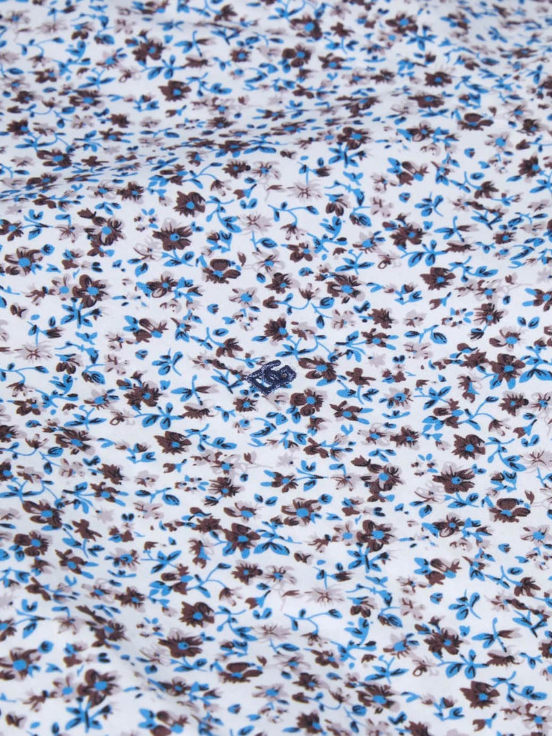 DG’s Drifter Mens Short Sleeve Shirt Floral Blue Northern Ireland