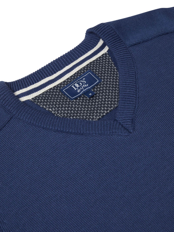 DG’s Drifter Mens V-Neck Sweater Blue Northern Ireland Belfast