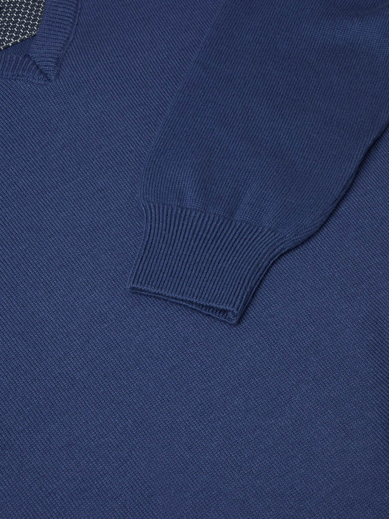 DG’s Drifter Mens V-Neck Sweater Blue Northern Ireland Belfast