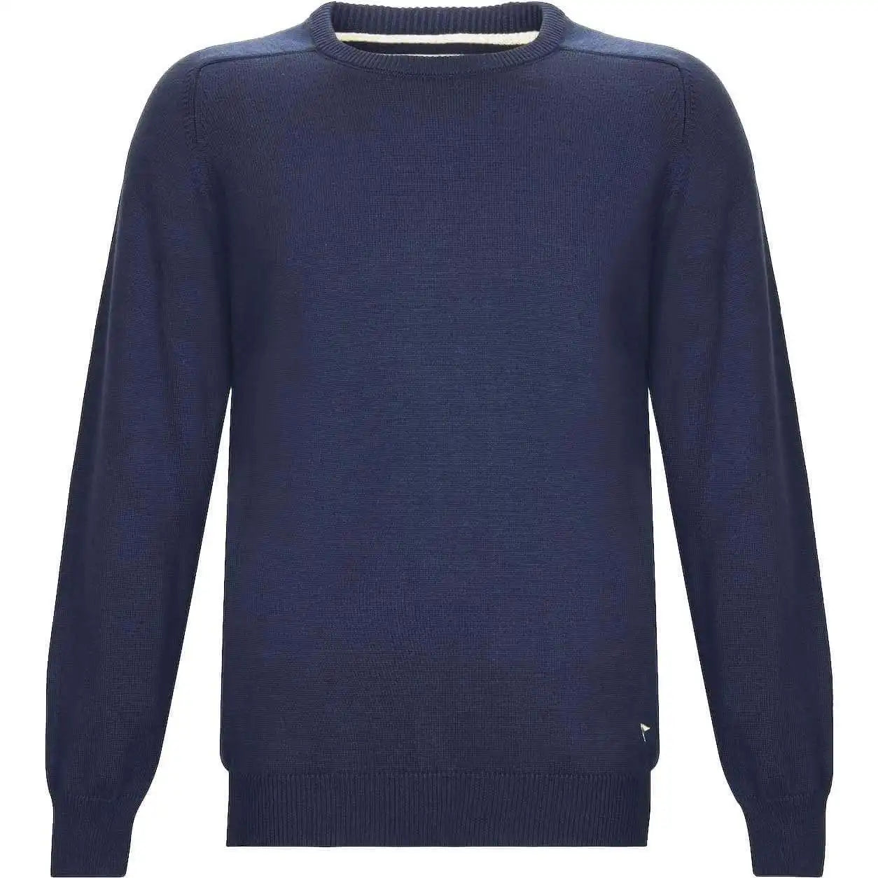 DG’s Drifter Round Neck Cotton Blend Jumper Mid Blue