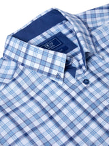 DG’s Drifter Short Sleeve Check Shirt Blue Northern Ireland Belfast