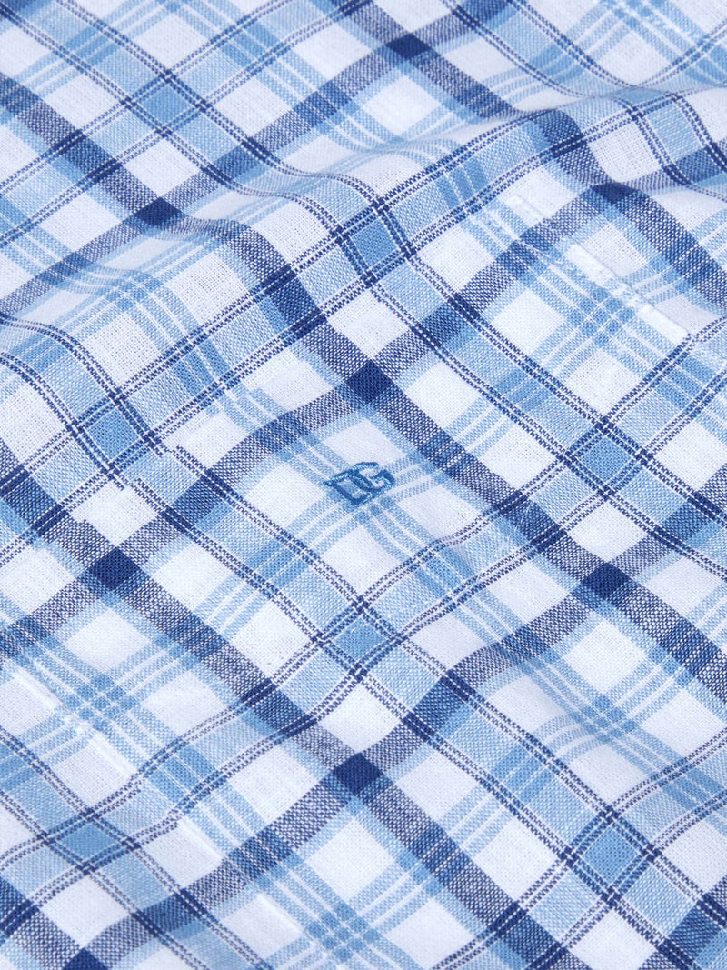 DG’s Drifter Short Sleeve Check Shirt Blue Northern Ireland Belfast