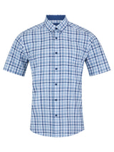 DG’s Drifter Short Sleeve Check Shirt Blue Northern Ireland Belfast